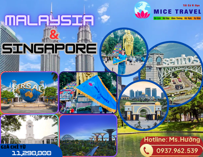 TOUR  HÈ MALAYSIA – SINGAPORE (2024)