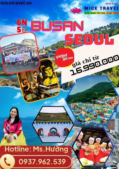 TOUR HÀN QUỐC BUSAN-SEOUL(2024)